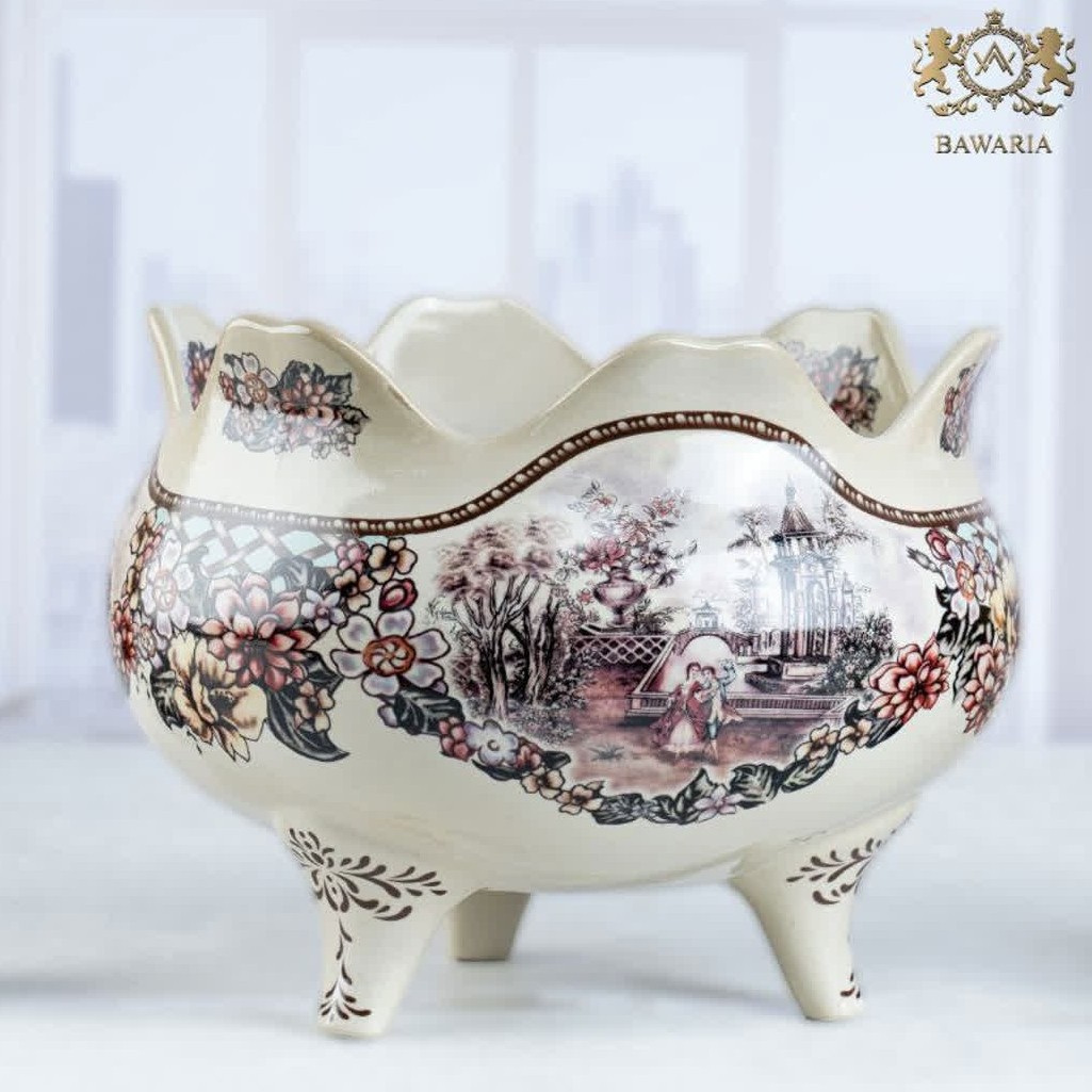 شکلات خوری 3 پایه بزرگ باواریا مدل گاردن دیت کد 155A با ارسال رایگان