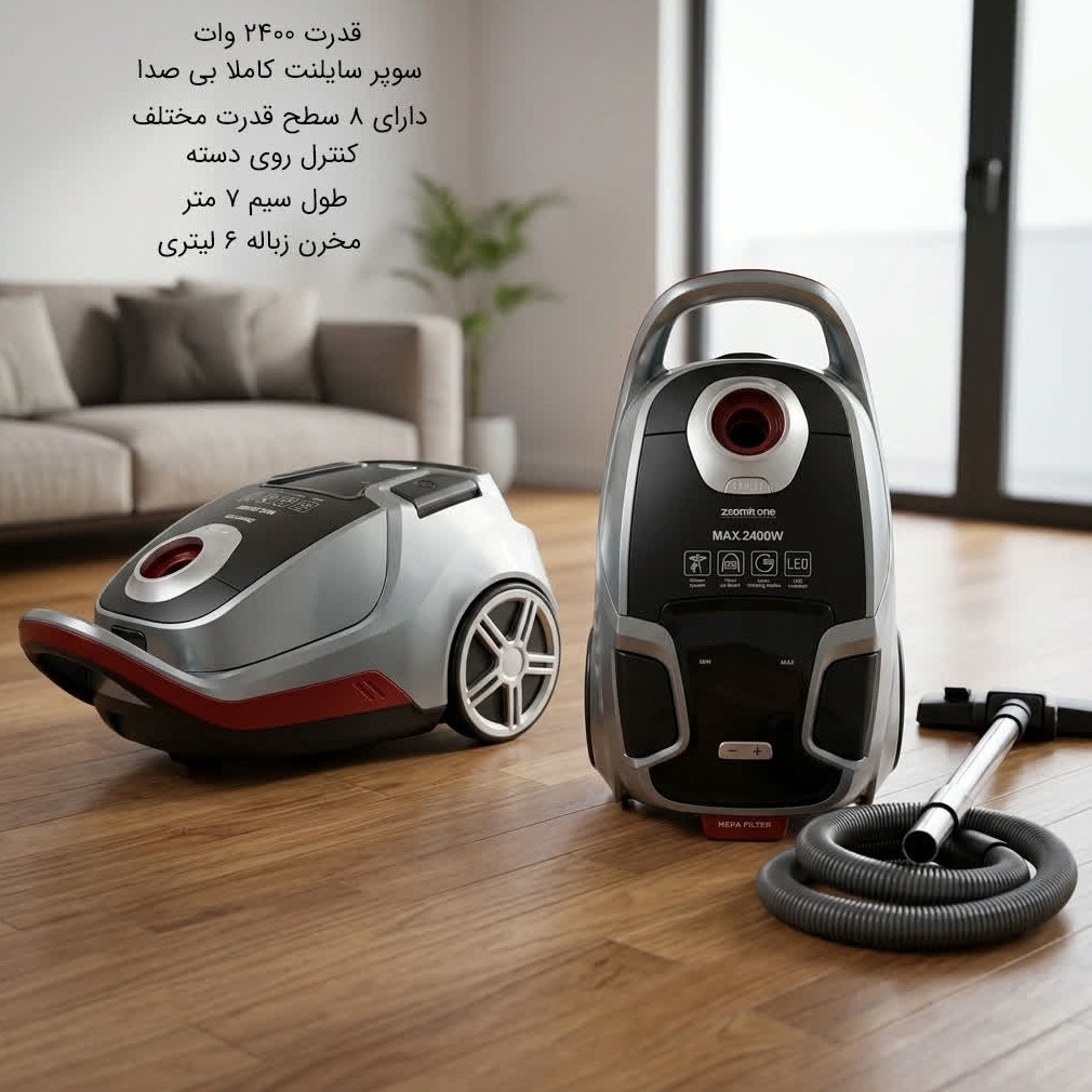 جاروبرقی زومیت مدل 3055 با ضمانت 24 ماهه ارسال رایگان