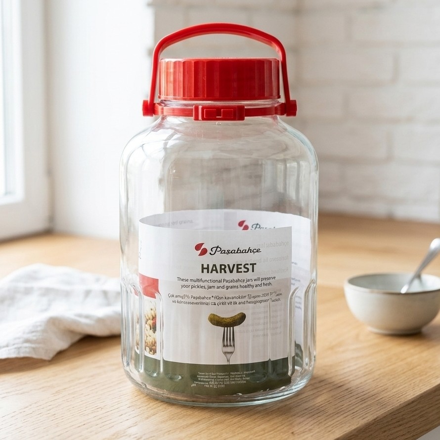 بانکه 8 لیتر HARVEST پاشاباغچه ترکیه کد 80009 با ارسال رایگان