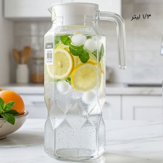 پارچ تک یخچالی پیرکس 1300 میلی لیتر  لومینارک مدل اکتیم  با ارسال رایگان
