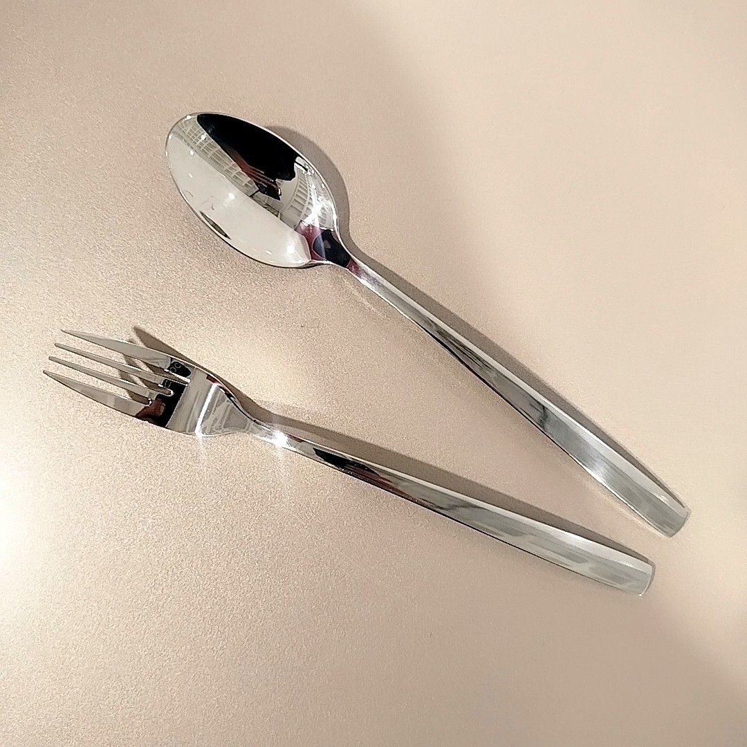 ست قاشق و چنگال استیل MTG کد 2602 بسته 6+6 با ارسال رایگان