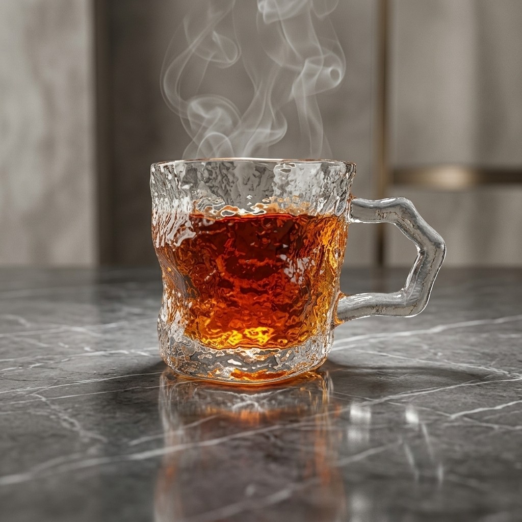 فنجان چای یوجینگ مدل دفورمه کد 57064 بسته 6 عددی ارسال رایگان