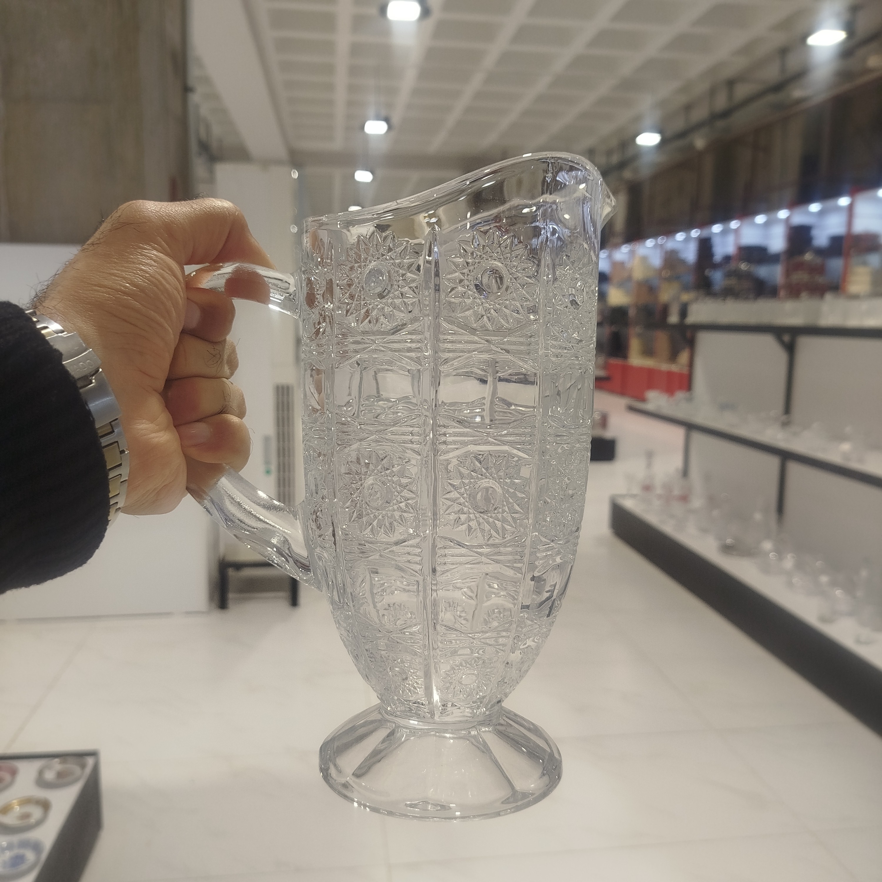 ست پارچ و گیلاس کریستال مدل پی کی کد 7316 با ارسال رایگان