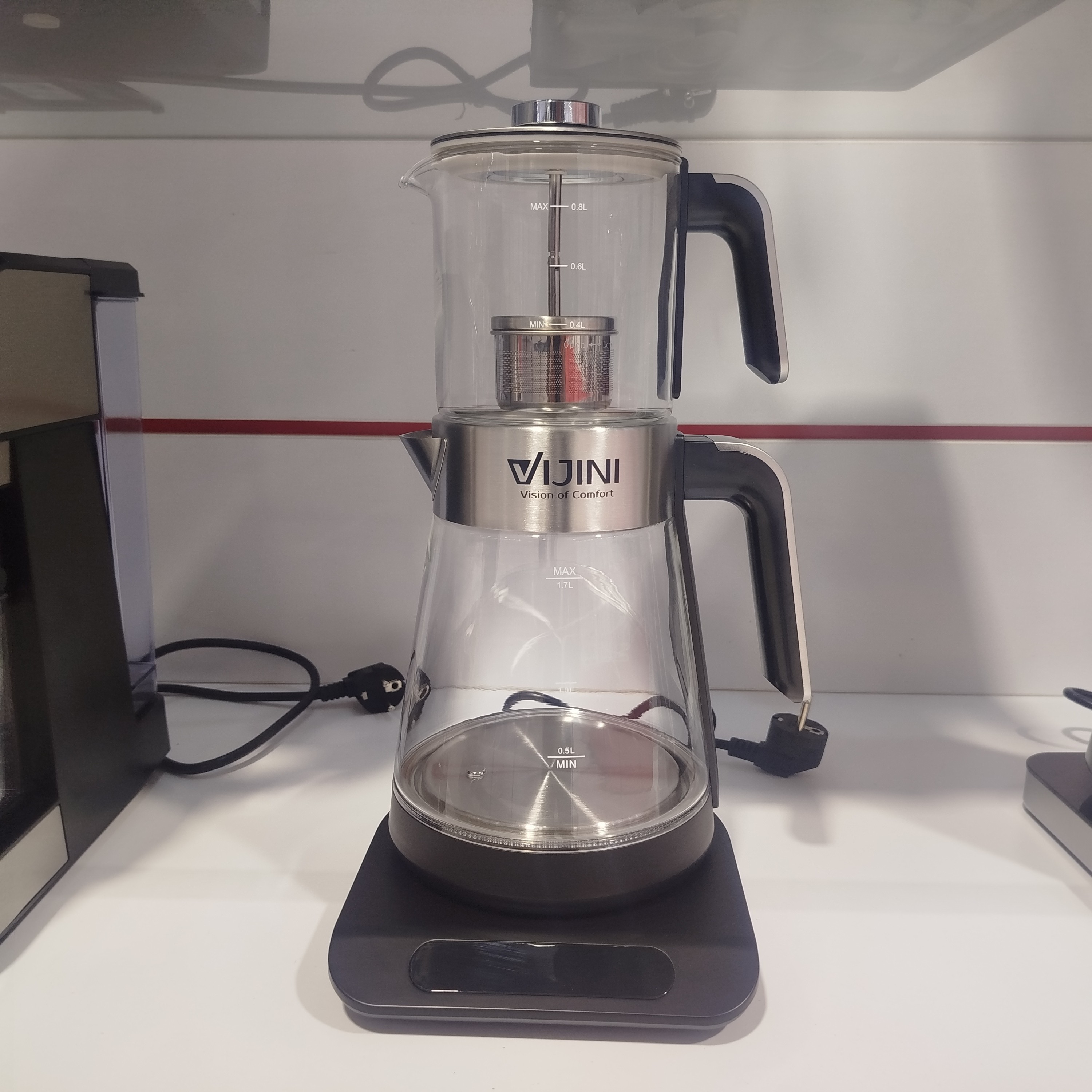 چای ساز روهمی پیرکس ویجینی VIJINI مدل VJ-320 با ضمانت 18 ماهه ارسال رایگان