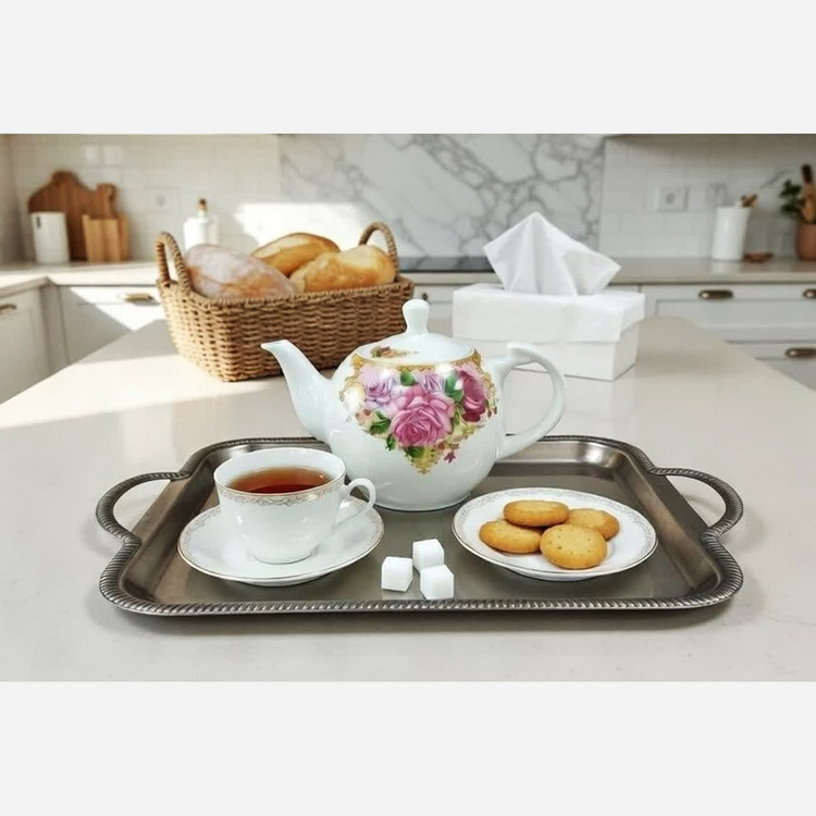 قوری چینی وینچی میکل صورتی سایز بزرگ کد 382 با ارسال رایگان