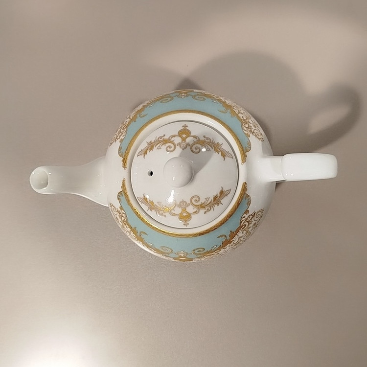 قوری چینی وینچی آلیس فیروزه سایز متوسط کد 381 با ارسال رایگان