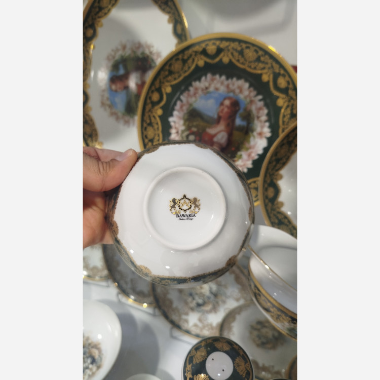 سرویس چینی 18 نفره 135 پارچه باواریا کد 527 با ارسال رایگان
