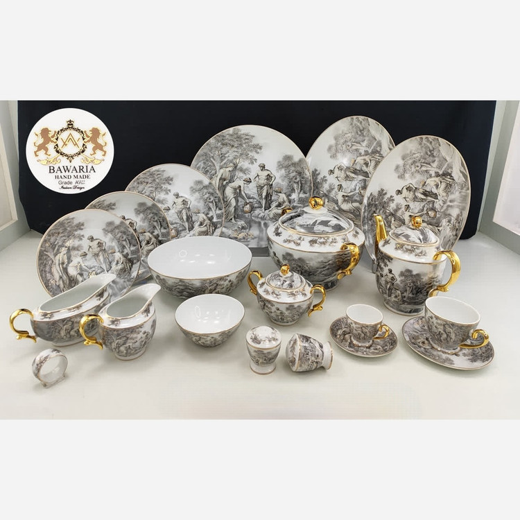 سرویس چینی 18 نفره 135 پارچه باواریا کد 531 با ارسال رایگان