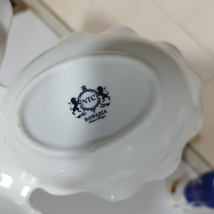 اردو خوری 4 خانه چینی باواریا مدل گاردن بلو کد 3115 بسته 1 عددی ارسال رایگان