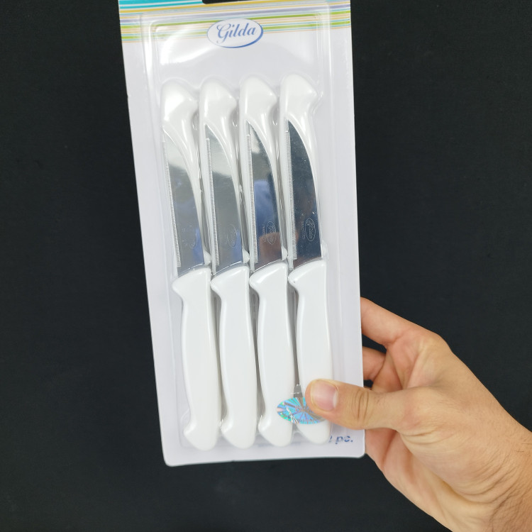چاقو میوه خوری اره ای گیلدا کد 003 در 2 رنگ بسته 12 عددی ارسال رایگان