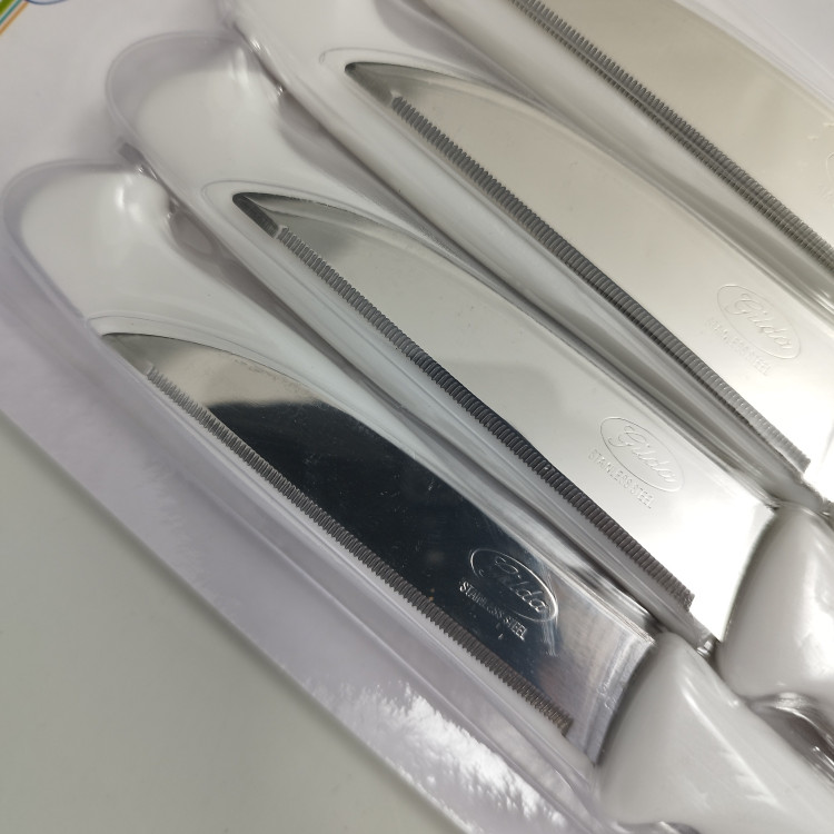 چاقو میوه خوری اره ای گیلدا کد 003 در 2 رنگ بسته 12 عددی ارسال رایگان