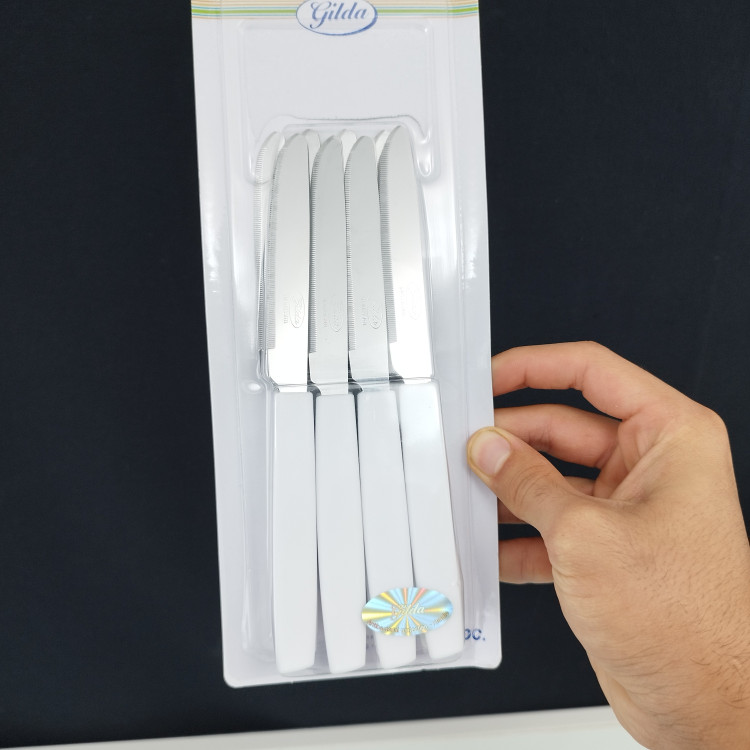 چاقو میوه خوری اره ای گیلدا برزیلی کد 002 در 3 رنگ بسته 12 عددی با ارسال رایگان
