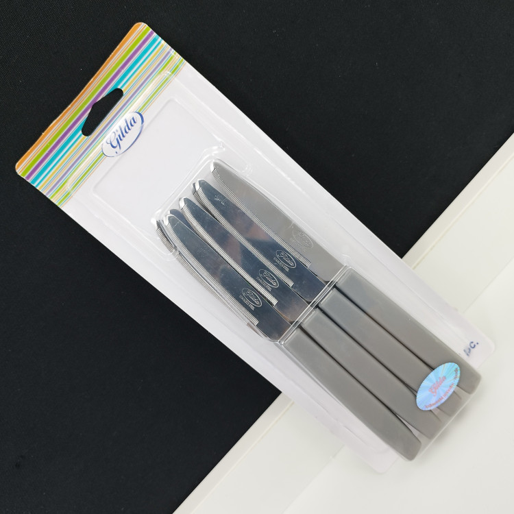 چاقو میوه خوری اره ای گیلدا برزیلی کد 002 در 3 رنگ بسته 12 عددی با ارسال رایگان