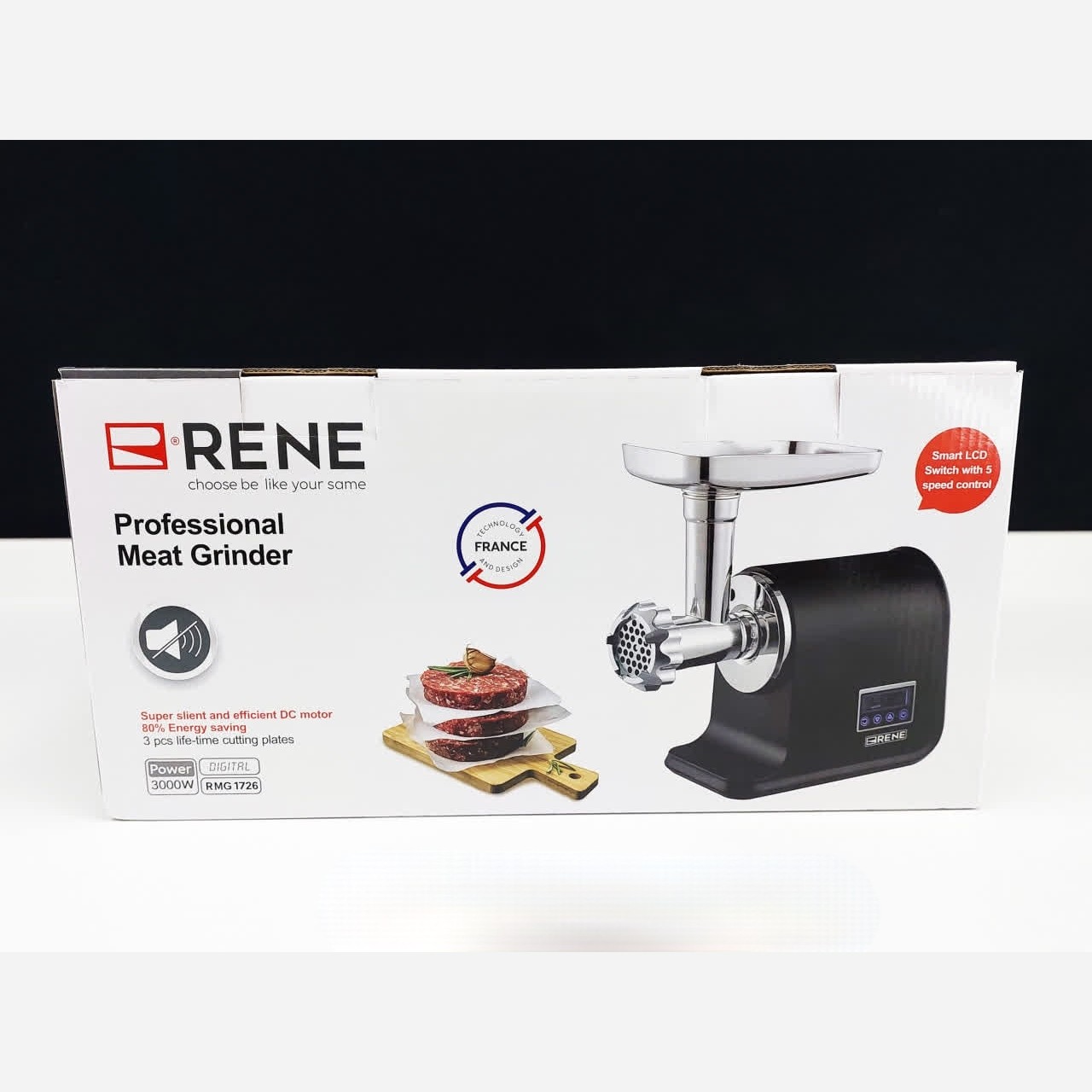 چرخ گوشت RENE مدل RJB-1726 مشکی با ضمانت 24 ماهه ارسال رایگان