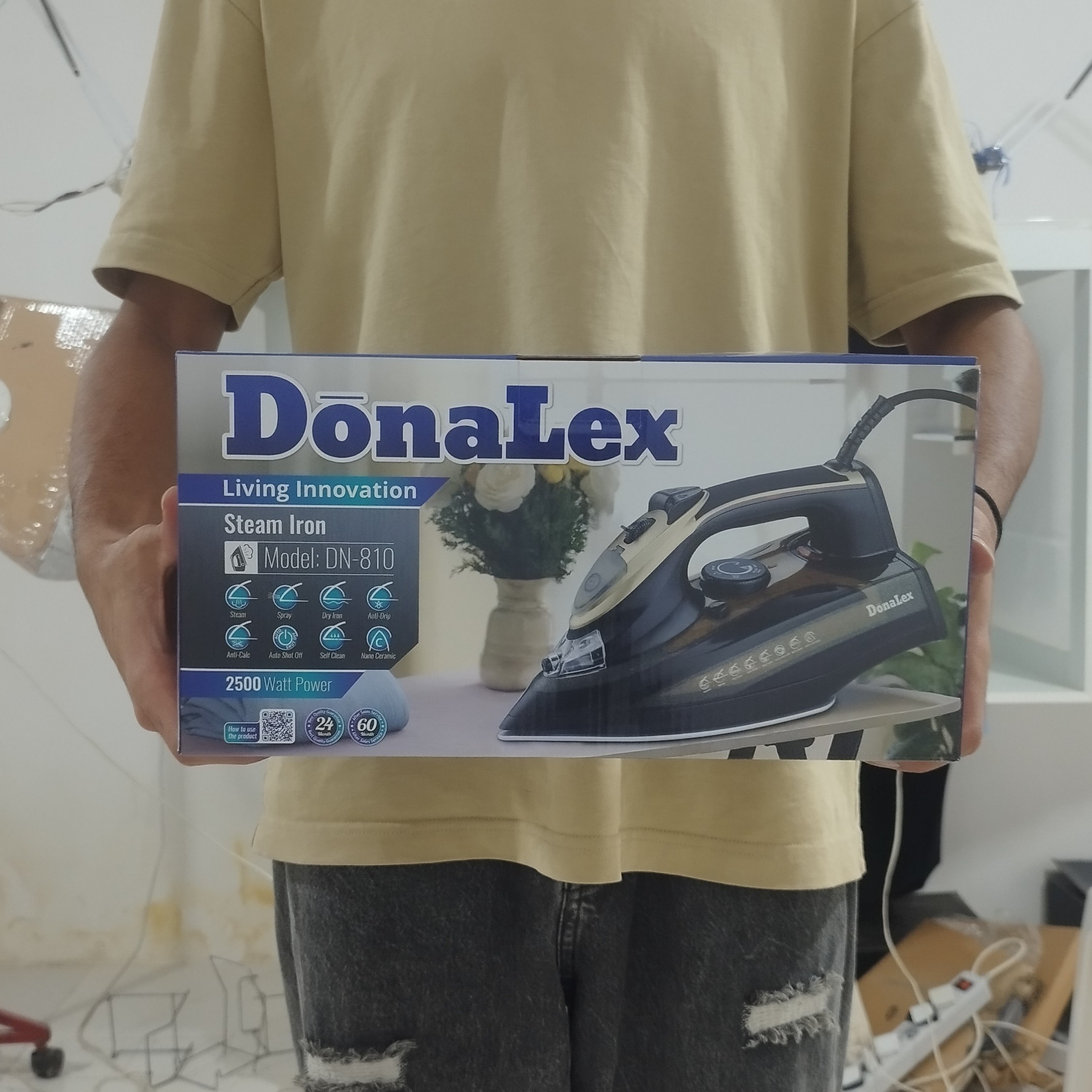 اتو بخار نانو سرامیک دونالکس مدل DN-810GB ارسال رایگان