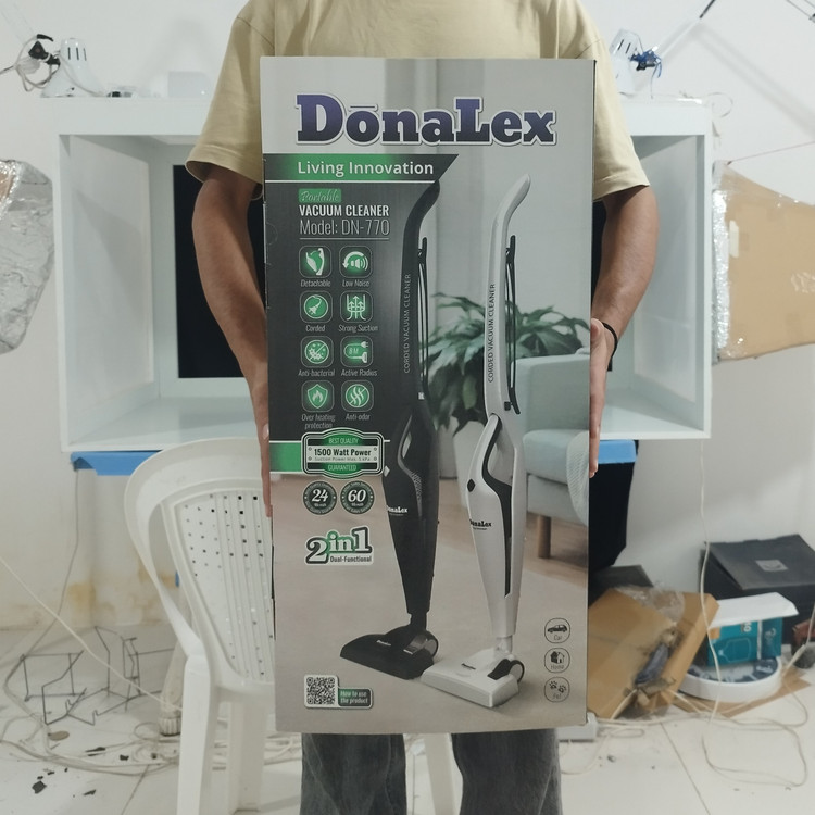 جارو پرتابل دونالکس مدل DN-770 سفید با ضمانت 24 ماهه ارسال رایگان