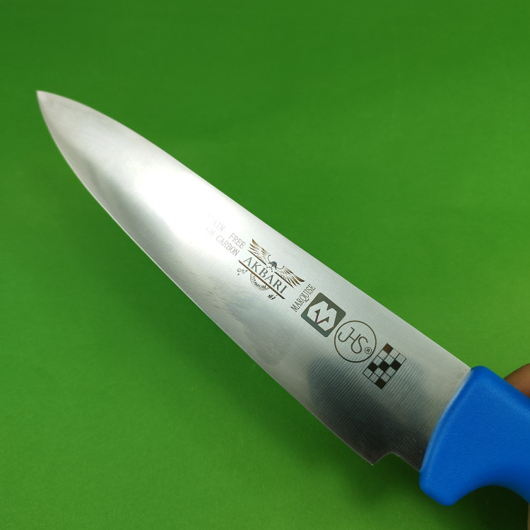 چاقو آشپزخانه اکبری دسته آبی مدل P724 بسته 1 عددی ارسال رایگان