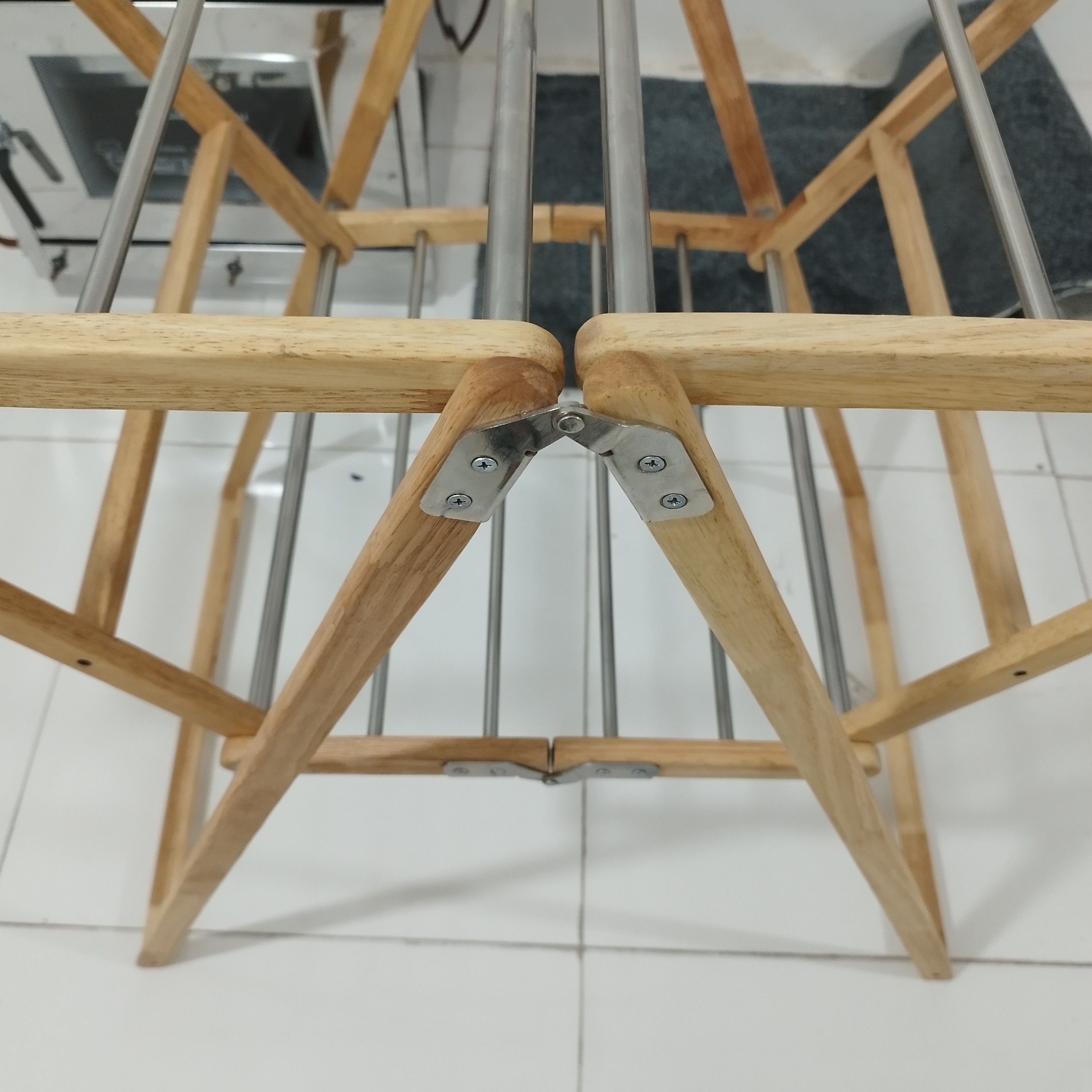 بند رخت چوب استیل ریور کد 8679 با ارسال رایگان