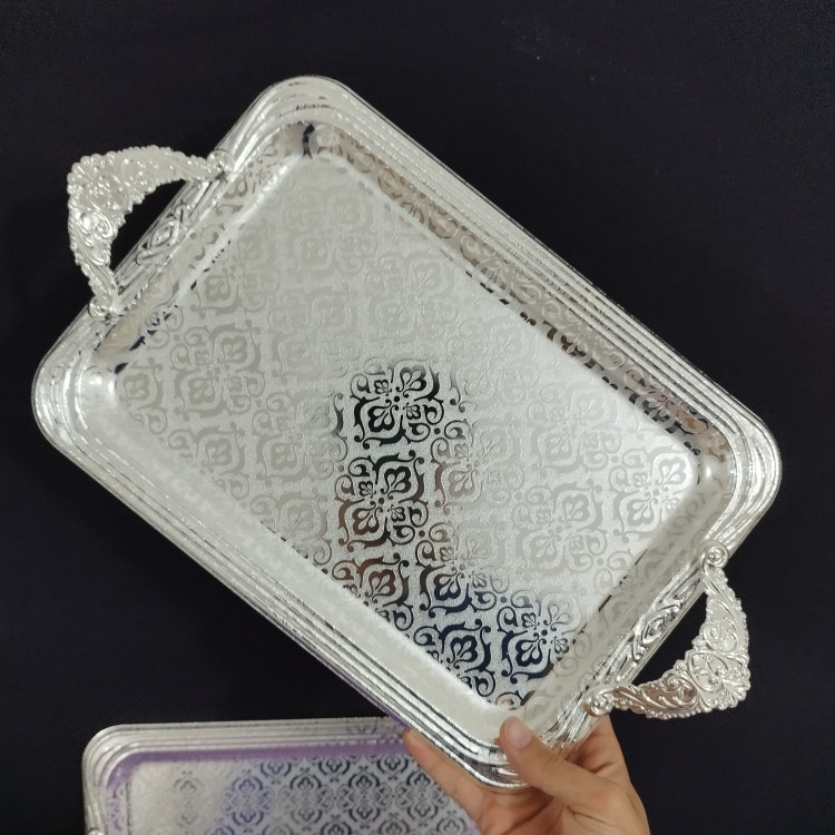 سینی استیل 2 تایی مستطیل بارادانتیا کد 1232S با ارسال رایگان