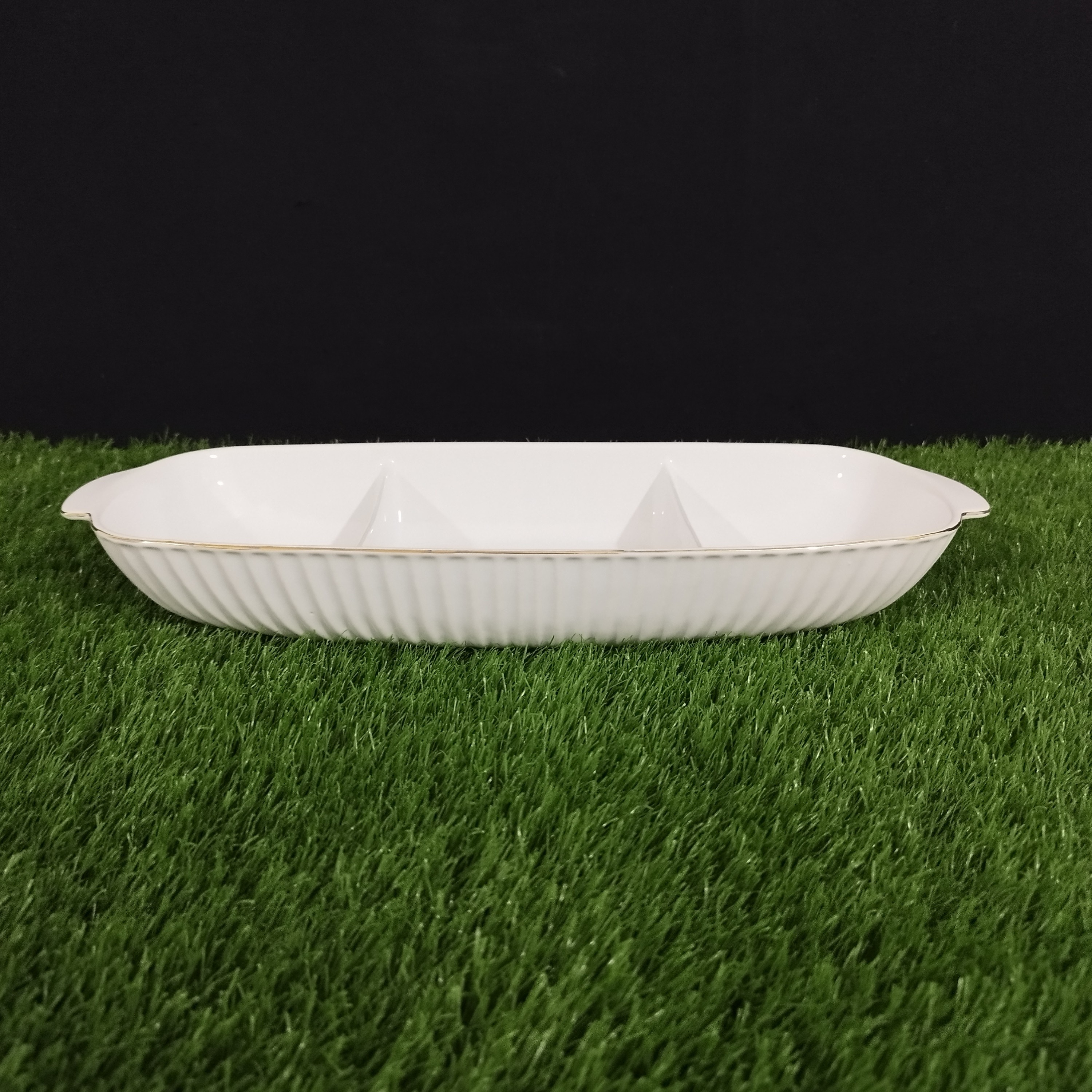 اردو خوری 3 خانه سرامیک آماتیس لب طلا کد 775G ارسال رایگان