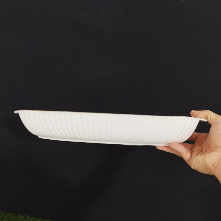 اردو خوری 3 خانه سرامیک آماتیس لب طلا کد 775G ارسال رایگان