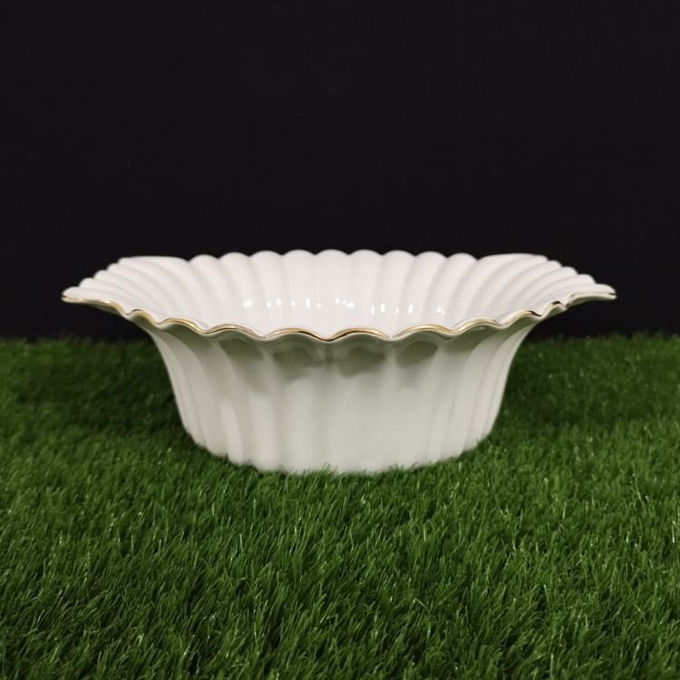 کاسه سرامیک آماتیس مدل انگشتی بزرگ لب طلا کد 750G با ارسال رایگان