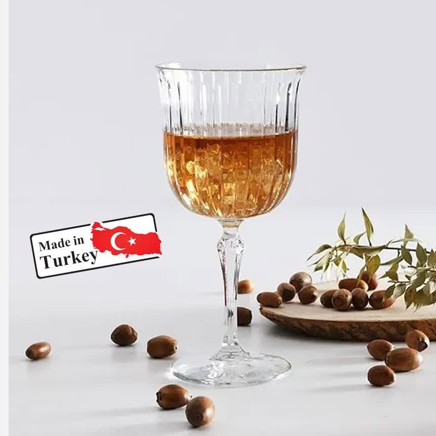 لیوان پایه دار پاشاباغچه مدل جوی کد 440340 بسته 4 عددی با ارسال رایگان