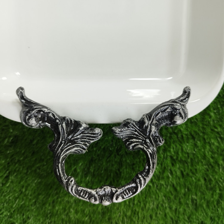 مرغ خوری سرامیکی کوچک دسته پیوتر کد 1086 ارسال رایگان