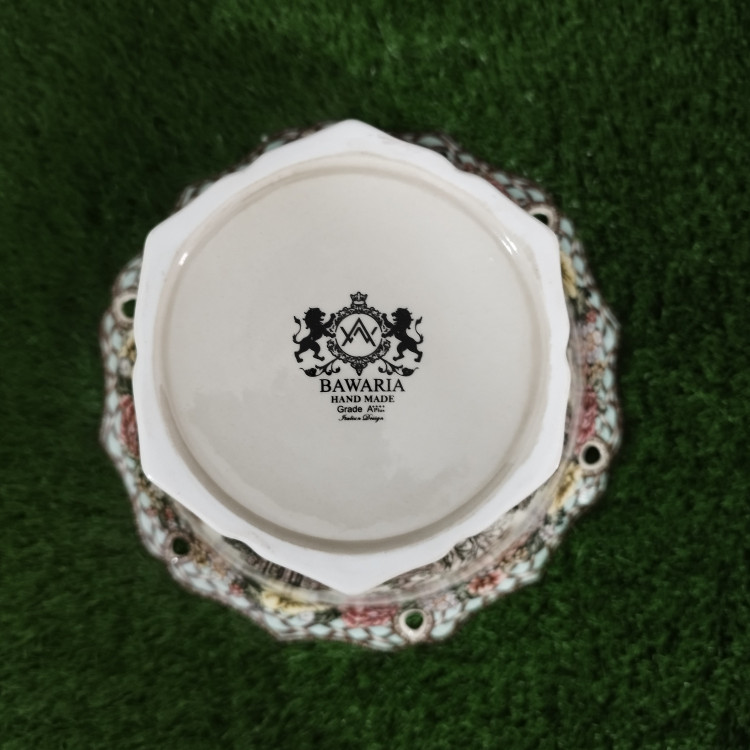 میوه خوری چینی پایه دار BAVARIA مدل ریگاتور گاردن دیت 3028A با ارسال رایگان