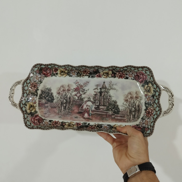 رولت خوری چینی BAVARIA متوسط مدل گاردن دیت 026A با ارسال رایگان
