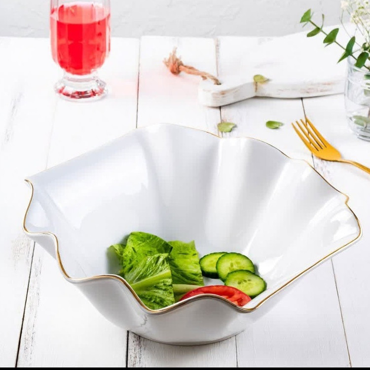 کاسه سرامیک آماتیس مدل شهرزاد بزرگ لب طلا کد 780G با ارسال رایگان