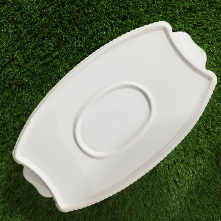 تابه بیضی سرامیک آماتیس لب طلا مدل ماهور کد 758G ارسال رایگان
