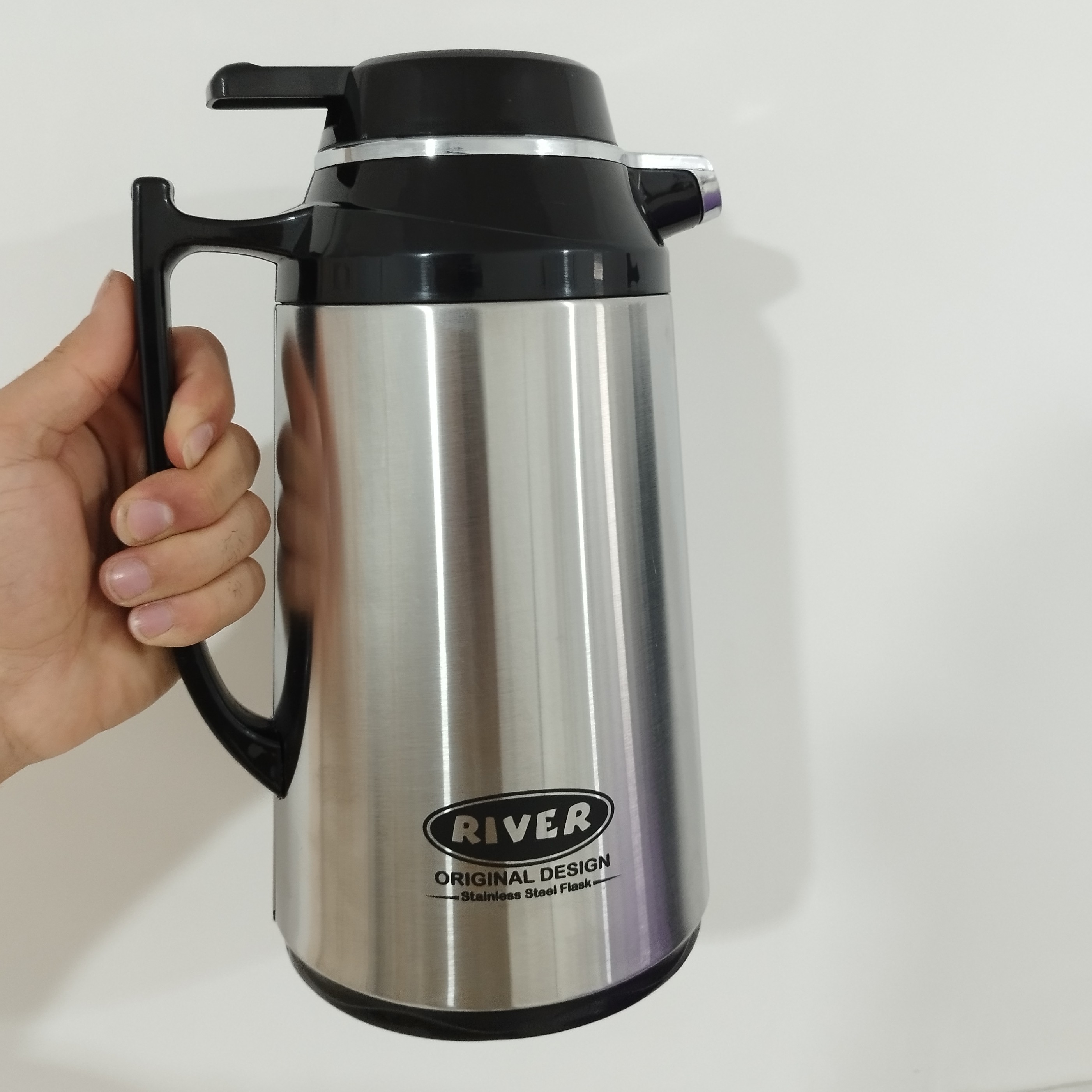 فلاسک شیشه دار 1 لیتر ریور کد 8621 با ارسال رایگان