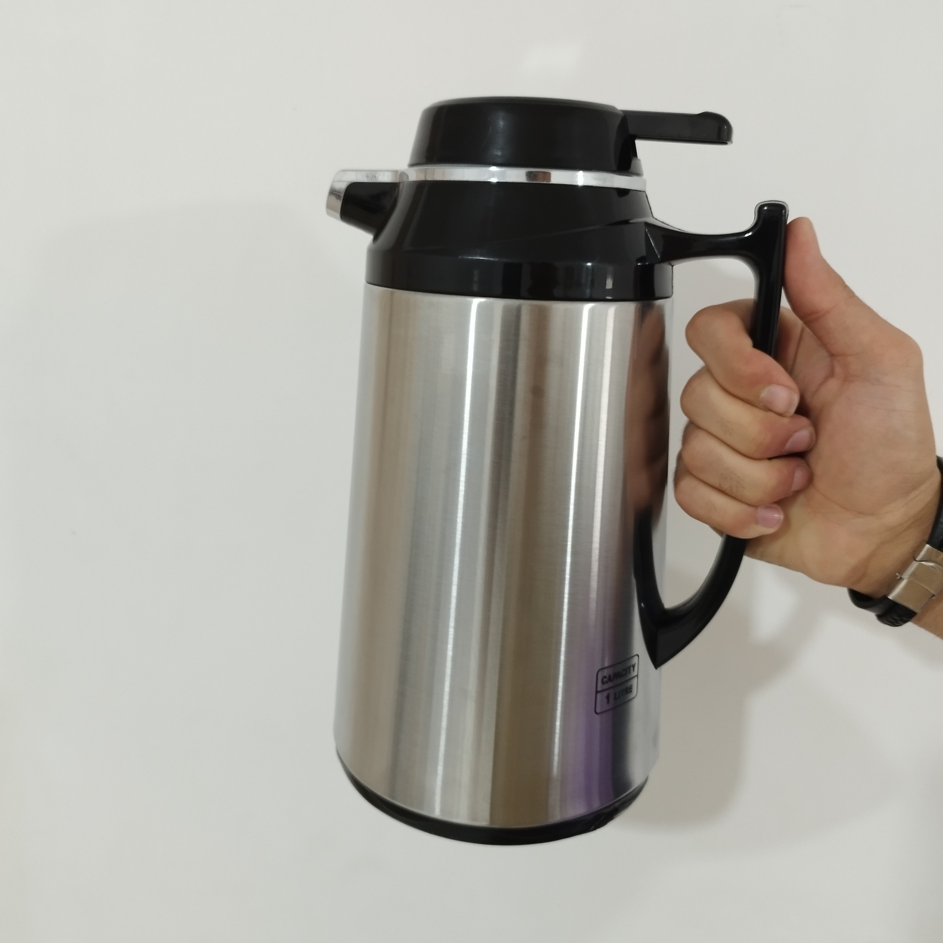 فلاسک شیشه دار 1 لیتر ریور کد 8621 با ارسال رایگان