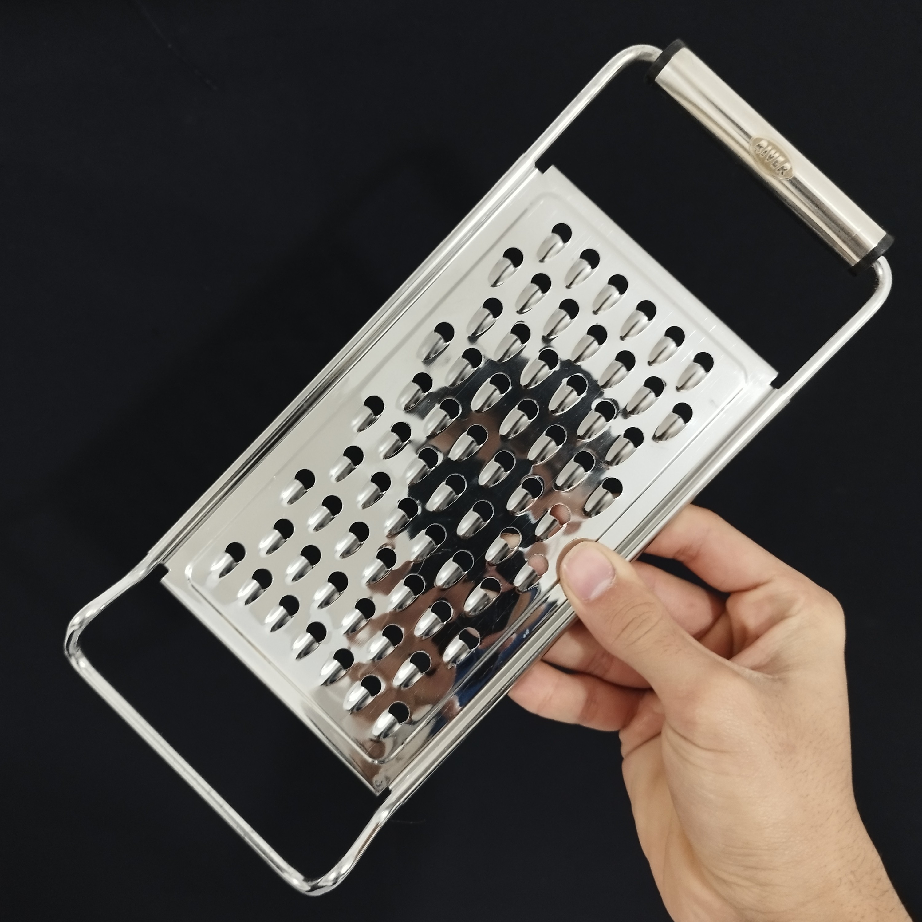 رنده تخت استیل ریور بزرگ مدل سوراخ درشت کد 8507 با ارسال رایگان