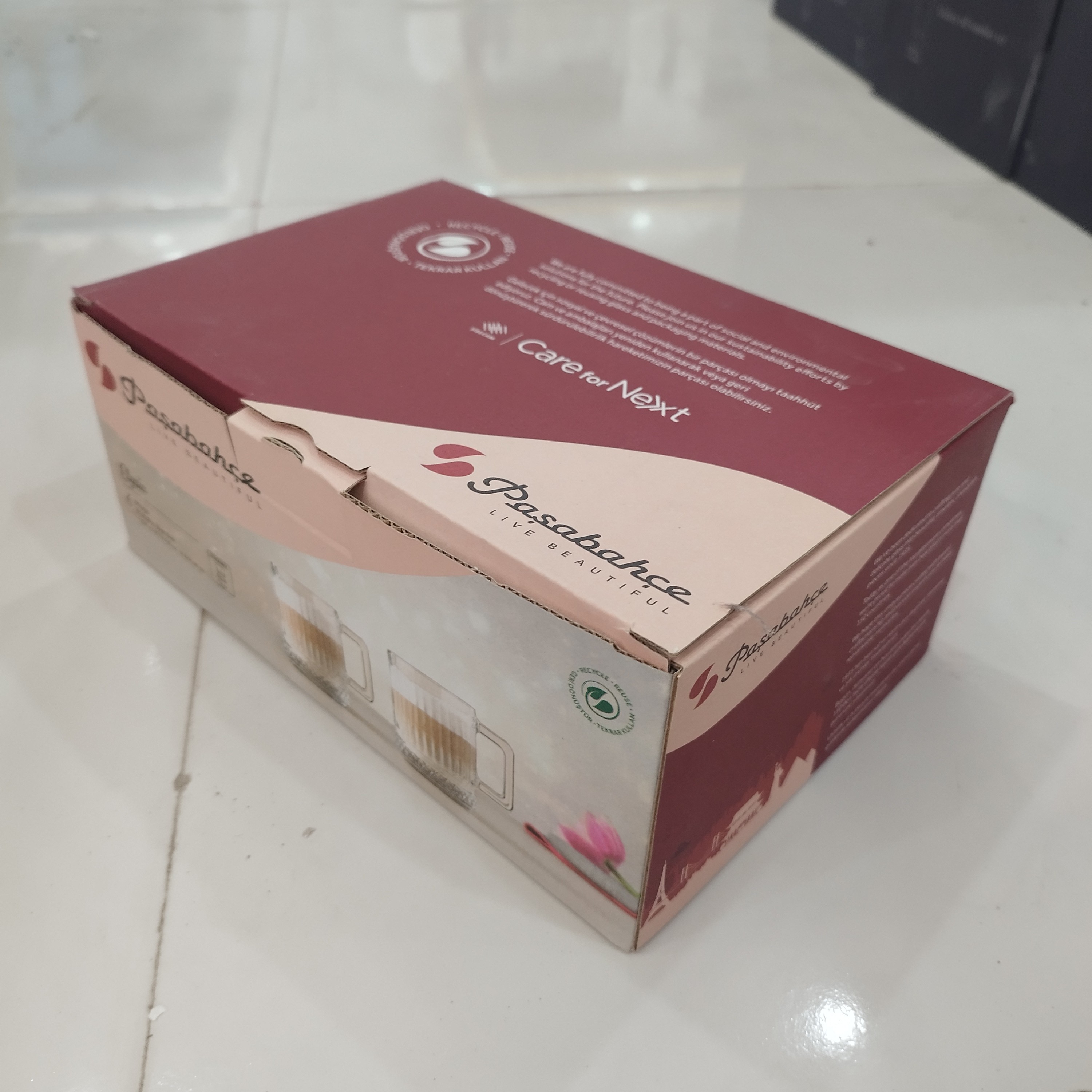 ماگ چای خوری سایز 20 پاشاباغچه مدل تایملس کد 55452 بسته 6 عددی ارسال رایگان