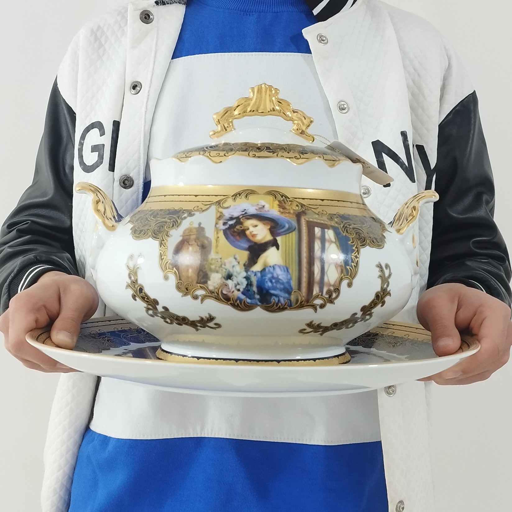 سوپ خوری و دیس چینی BAVARIA مدل پرنس 1002p با ارسال رایگان