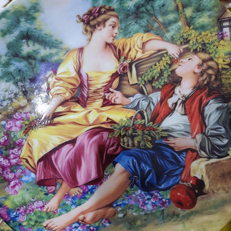 کاسه میوه چینی گرد بزرگ آتاسای مدل بتا کد 100 ارسال رایگان