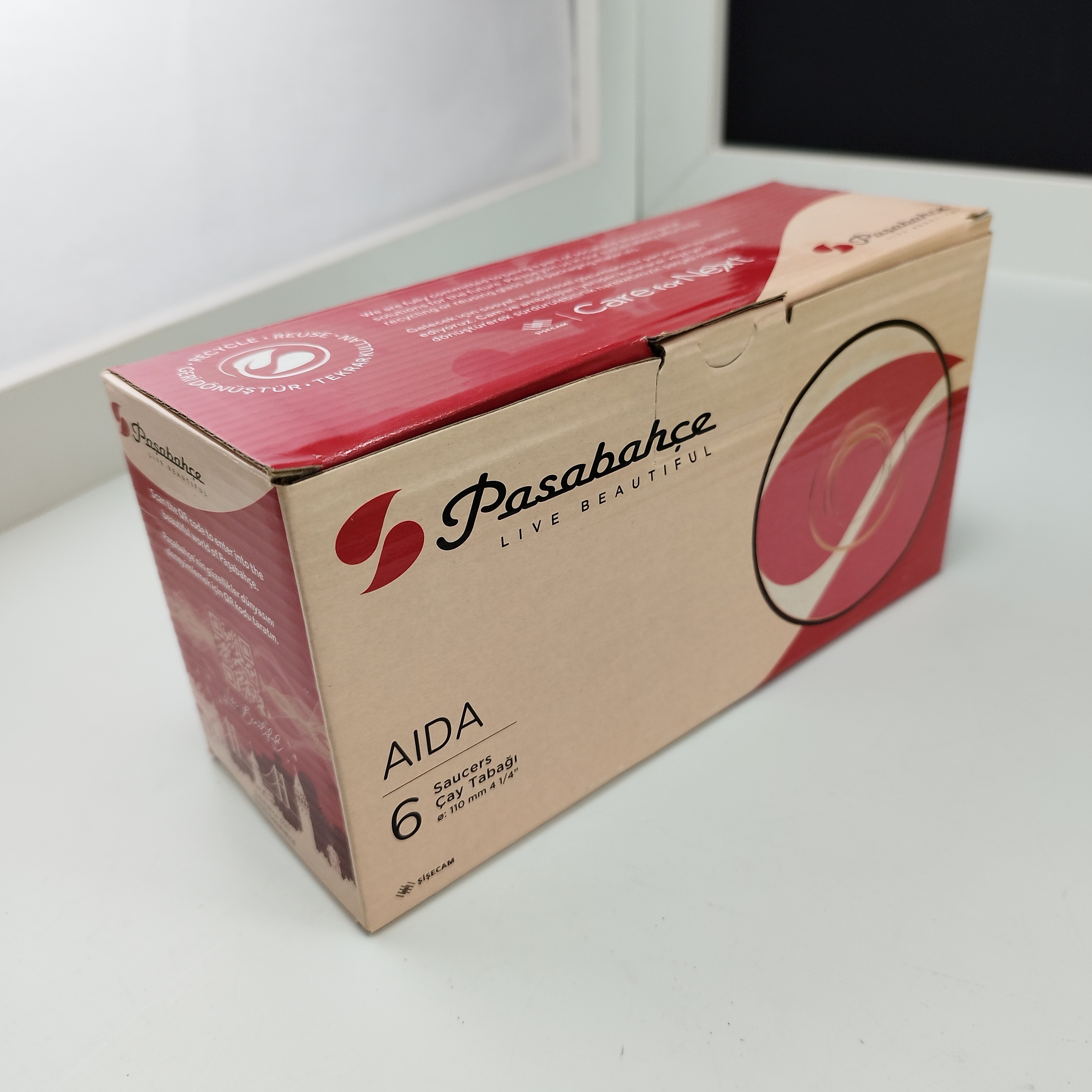 نعلبکی کوچک پاشاباغچه کد 54251 بسته 6 عددی