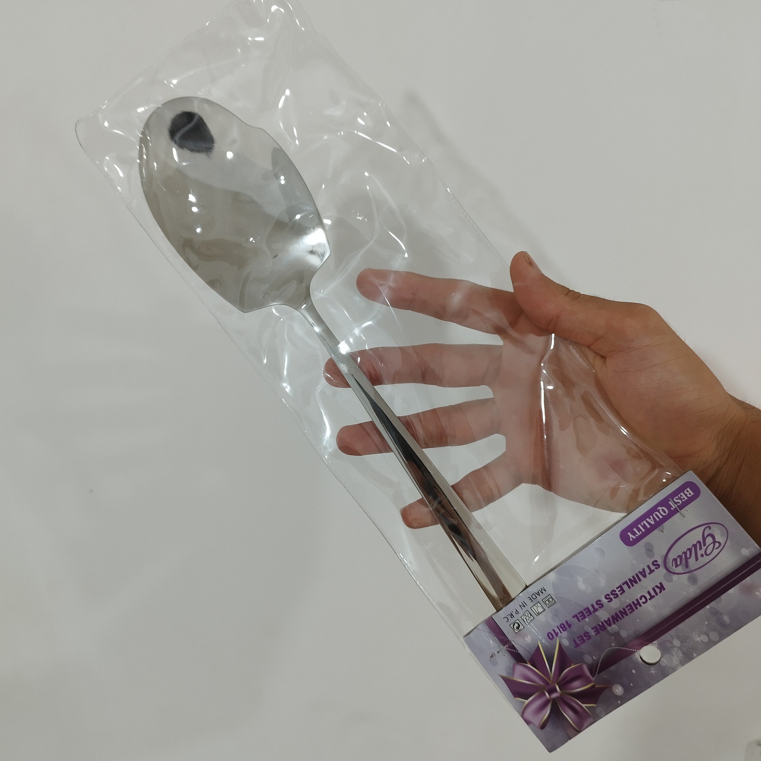 کفگیر استیل کوچک نگیر گیلدا طرح شیکاگو GILDA بسته 1 عددی