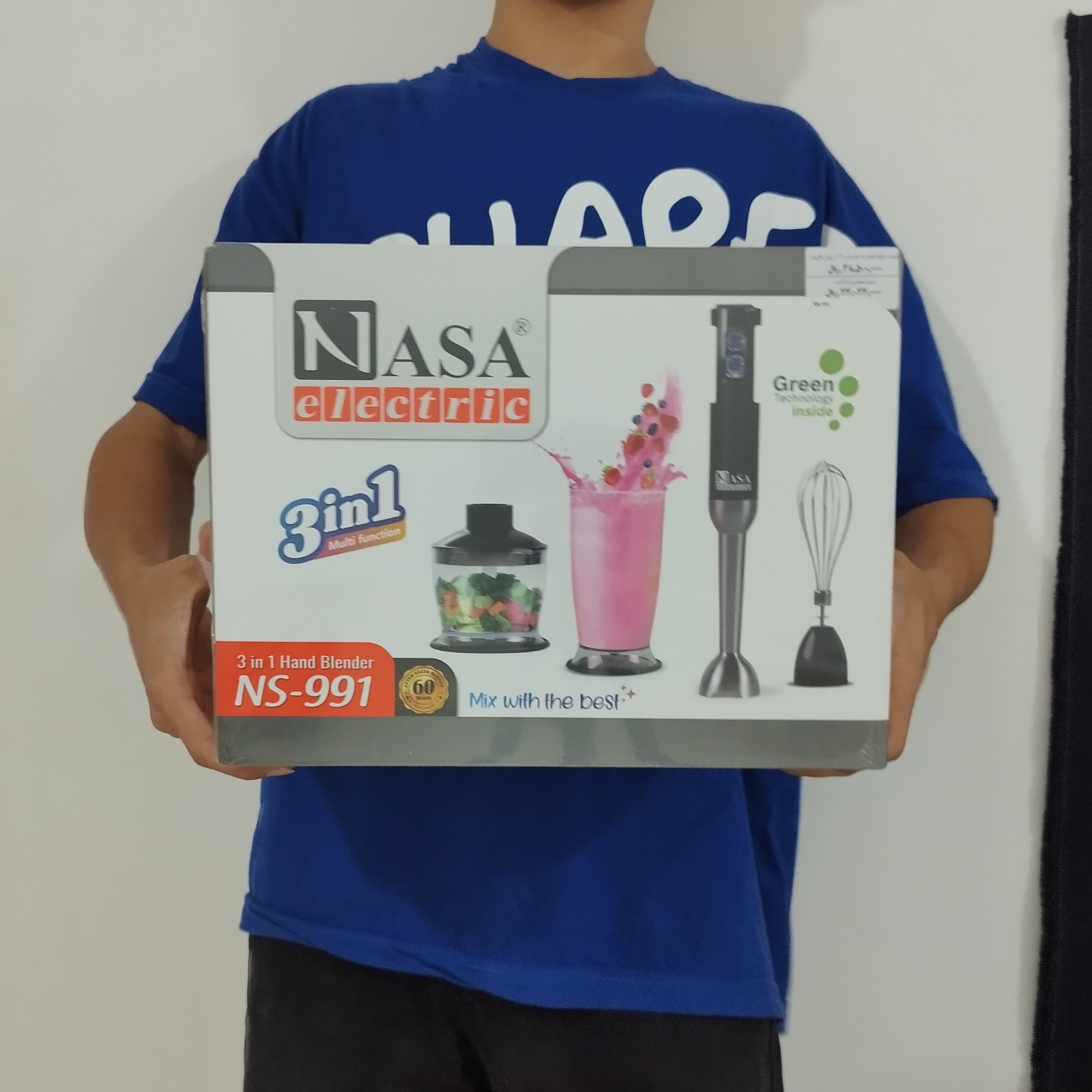 گوشت کوب 3 کاره ناسا مشکی مدل NS-991 با ضمانت 18 ماهه با ارسال رایگان