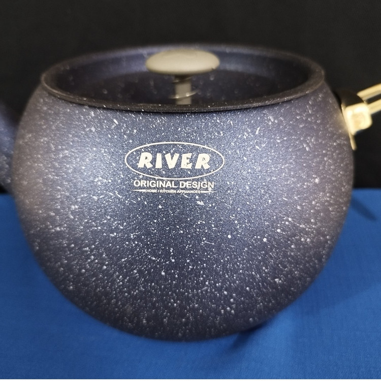 کتری و قوری گرانیتی ریور 2.8 لیتر سرمه ای کد 5857 با ارسال رایگان