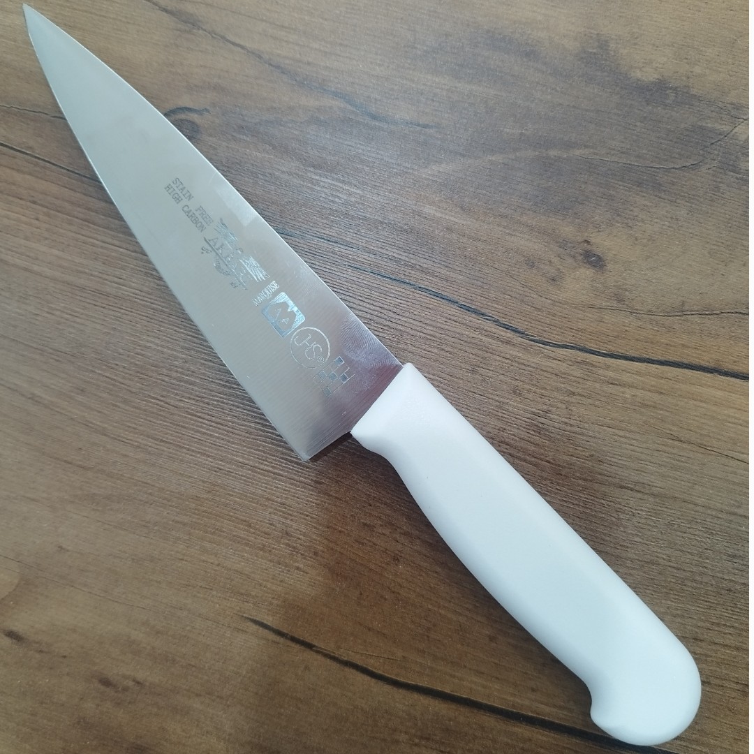 چاقو آشپزخانه اکبری دسته سفید کد 87B با ارسال رایگان