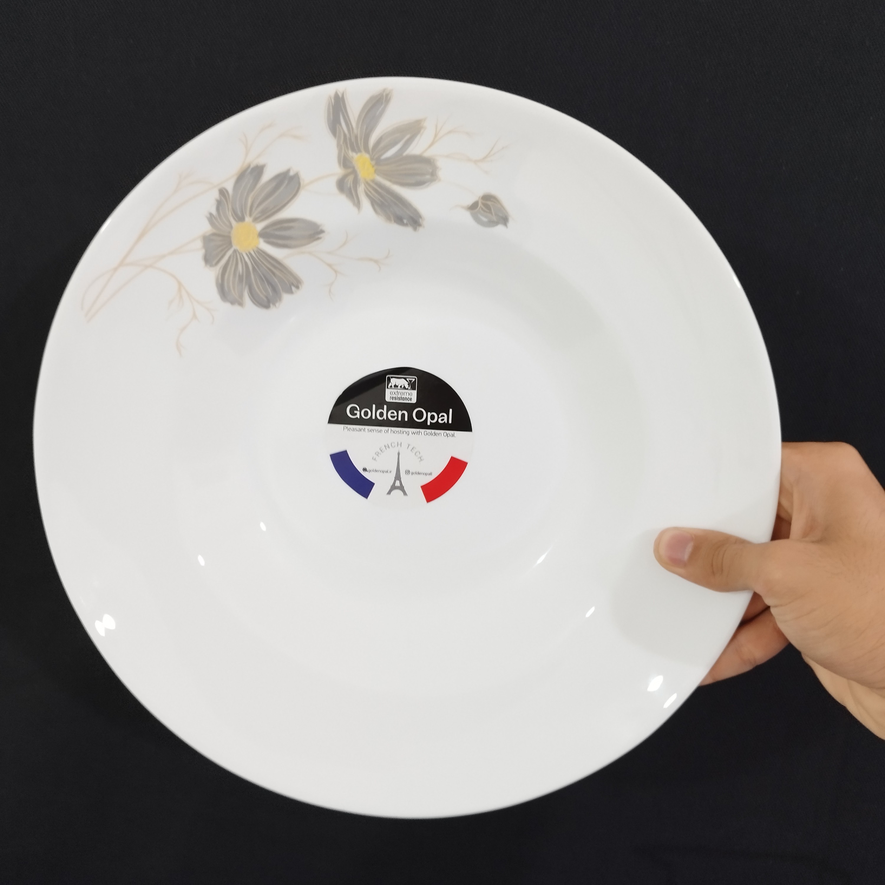 دیس پاستا گلدن اپال مدل شقایق بسته 1 عددی
