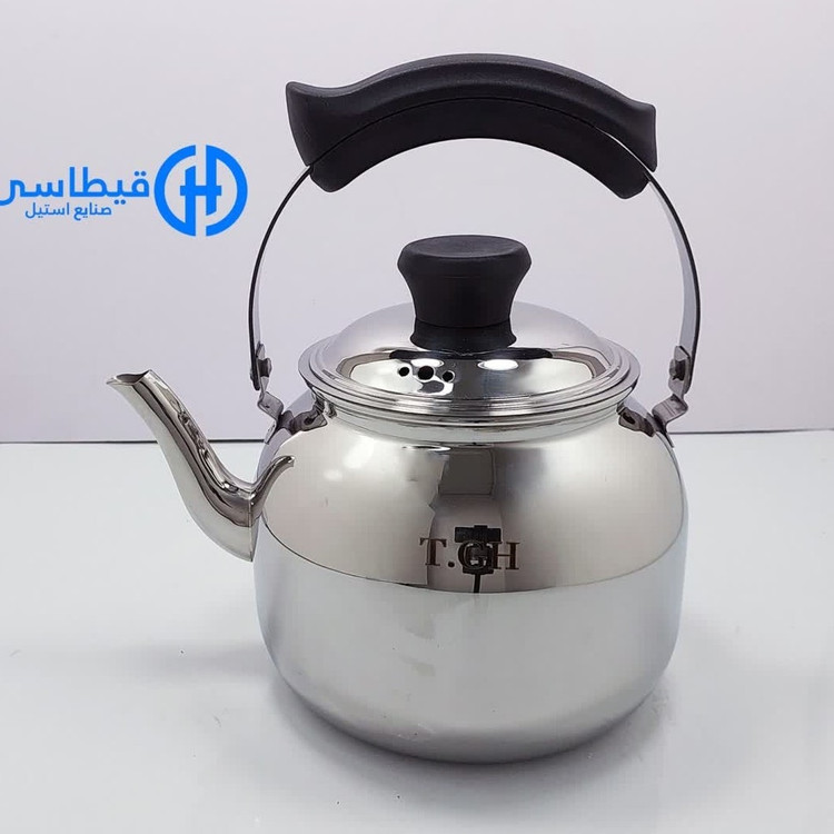 کتری استیل قیطاسی 2.5 لیتر کد 30000 با ارسال رایگان