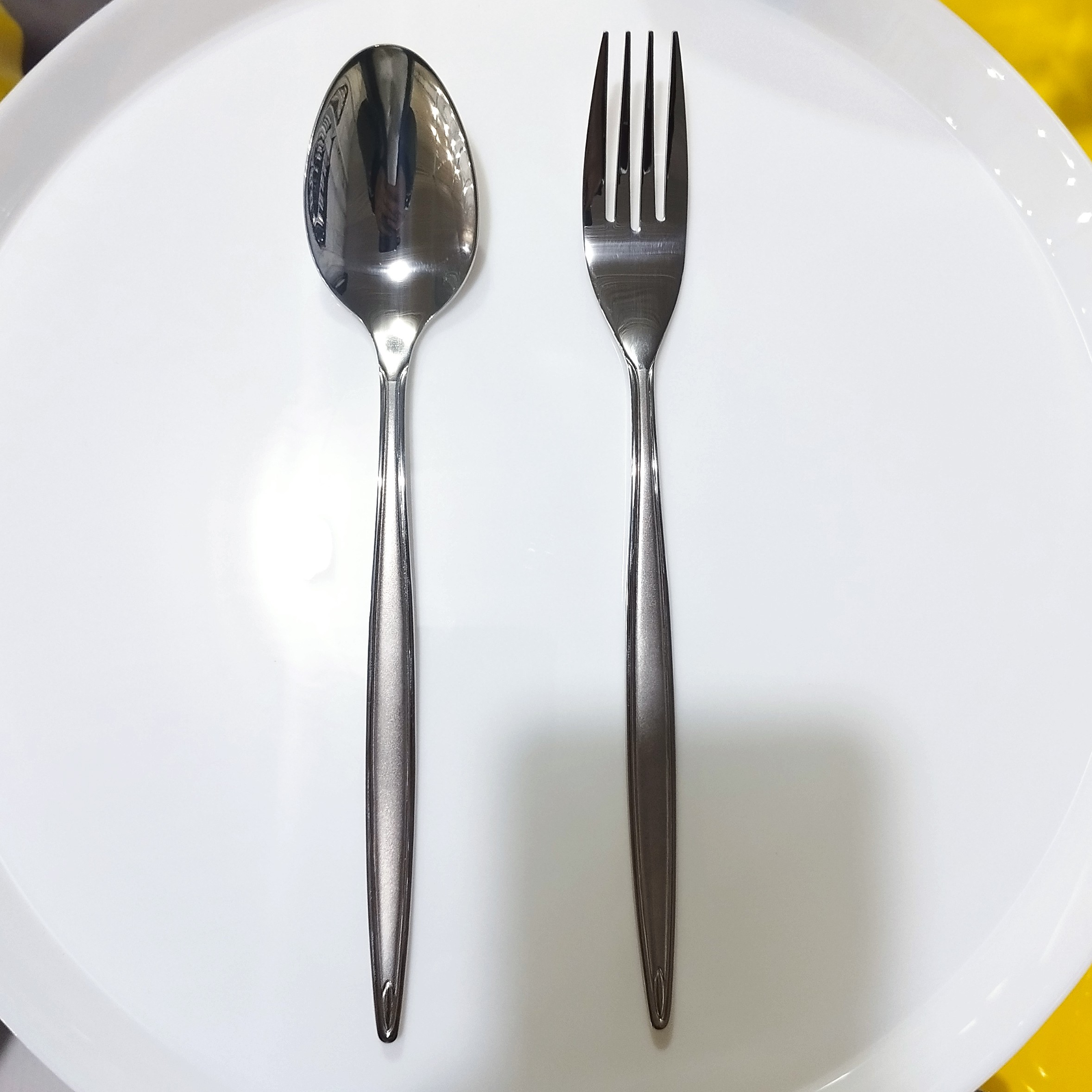 قاشق و چنگال استیل گیلدا مدل اشکی بسته 6+6 عددی با ارسال رایگان