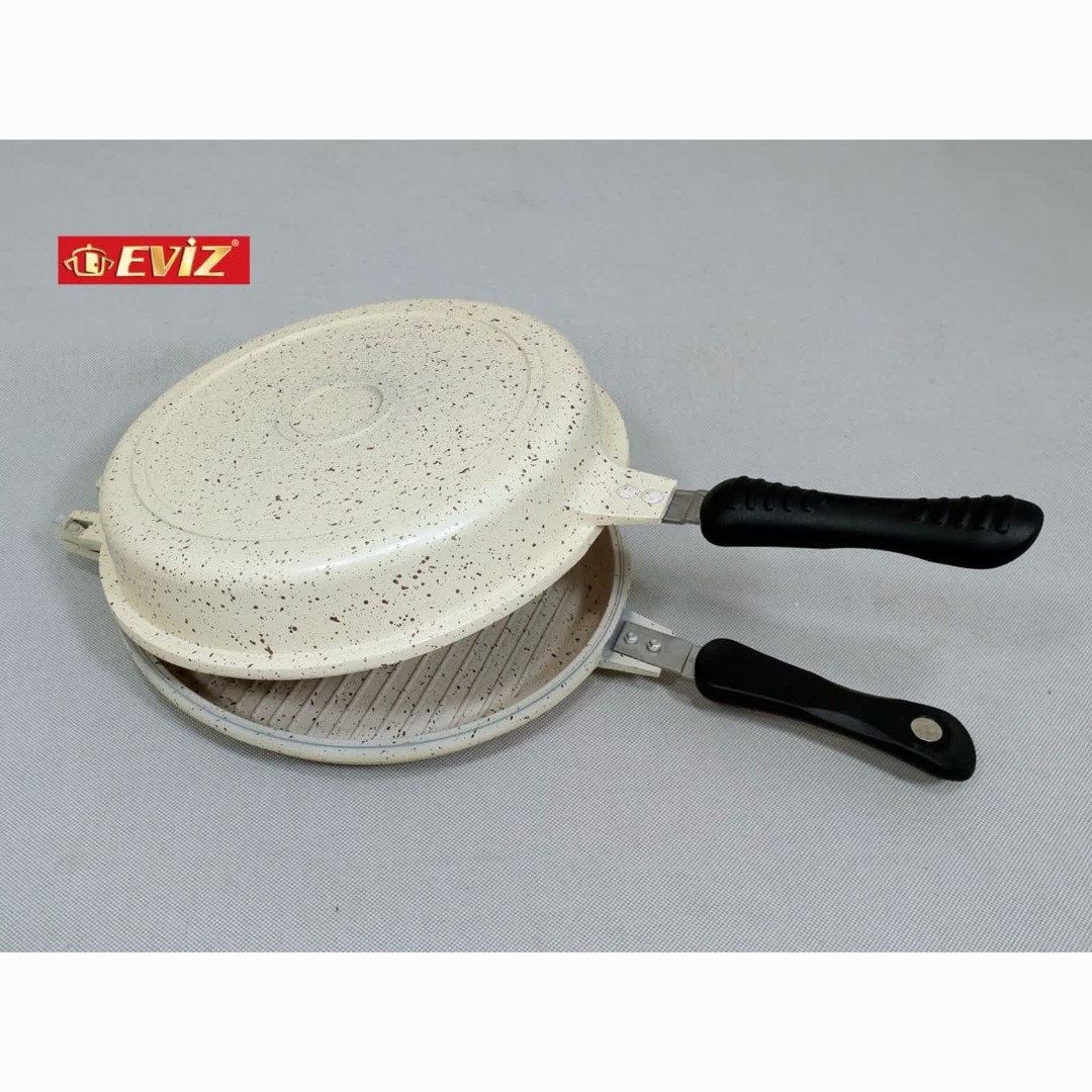 تابه رژیمی 32 سانت اویز گرد EVIZ کرم