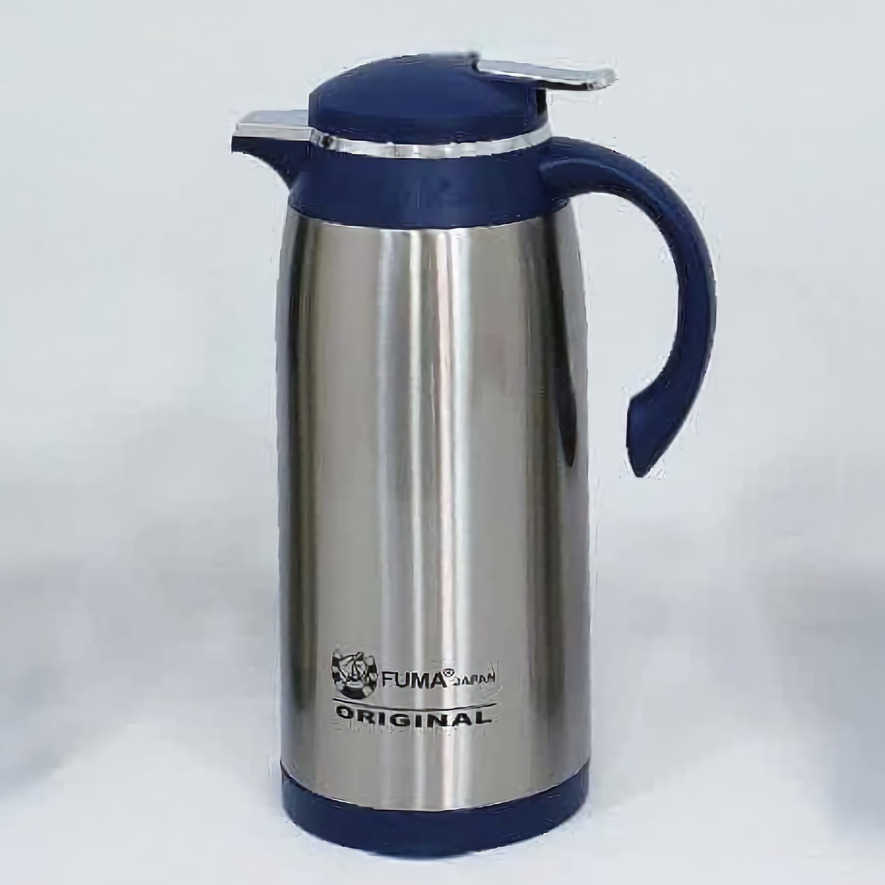 فلاسک شیشه دار 1.9 لیتر فوما رنگ آبی کد 462 ارسال رایگان