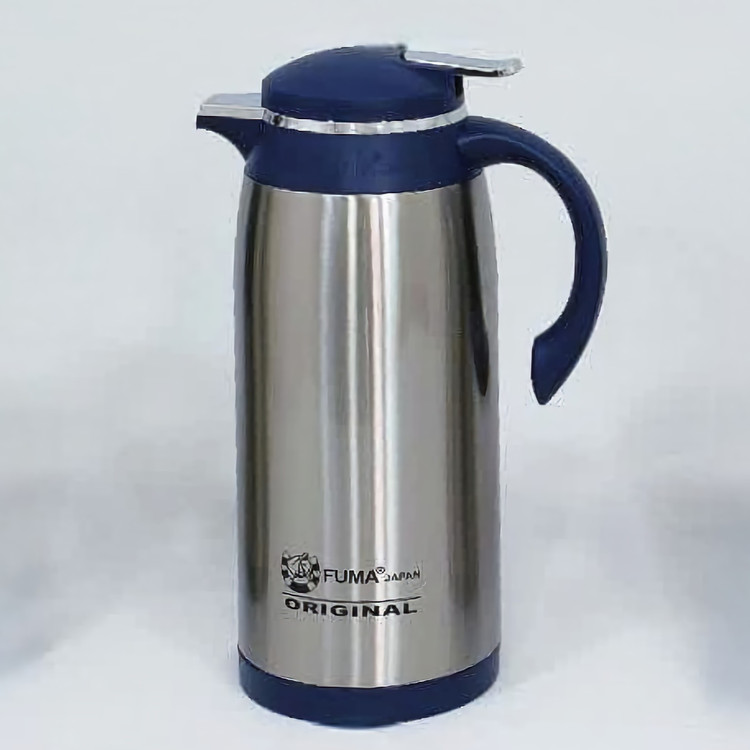 فلاسک شیشه دار 1.9 لیتر فوما رنگ آبی کد 462 ارسال رایگان