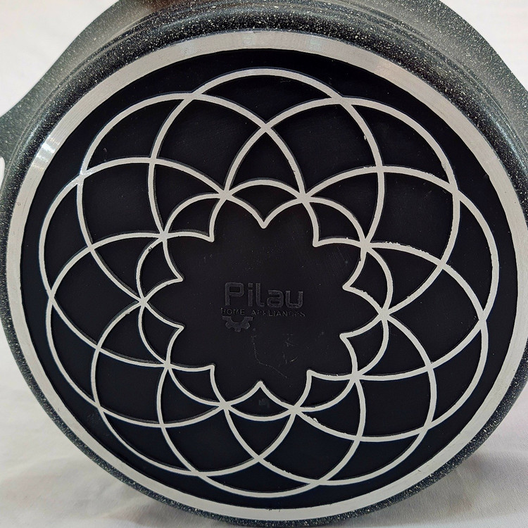 تابه 2 دسته گرانیتی سایز 30 پیلو مشکی PILAU مدل لایف